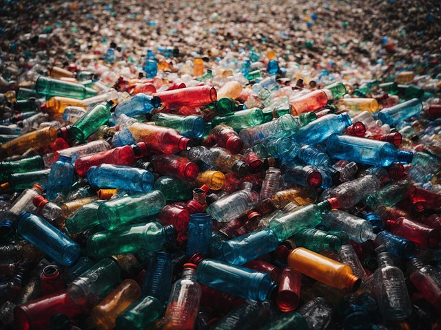 Download free HD stock image of Ai Generated Plastic Free ai generated plastic pollution illustration