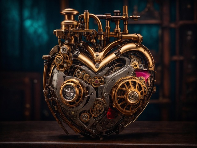 Free ai generated heart machine illustration