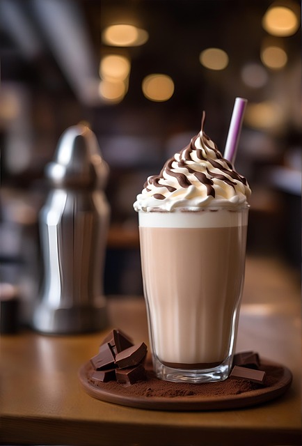 Free cold coffee delicious illustration