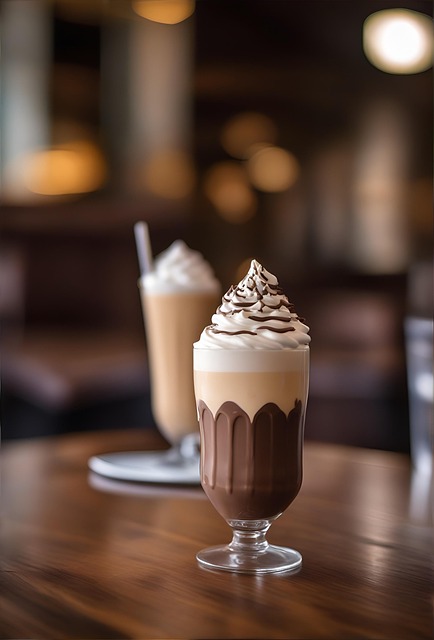 Free delicious creamy chocolate illustration