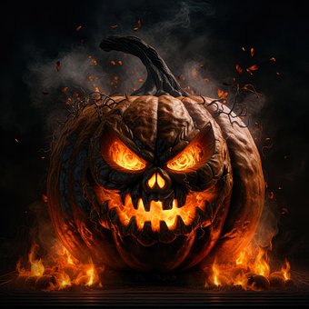 Ai Gerado, Jack O 'Lantern, Abóbora