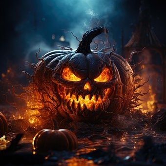 Ai Gerado, Jack O 'Lantern, Abóbora