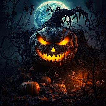Ai Gerado, Jack O 'Lantern, Abóbora