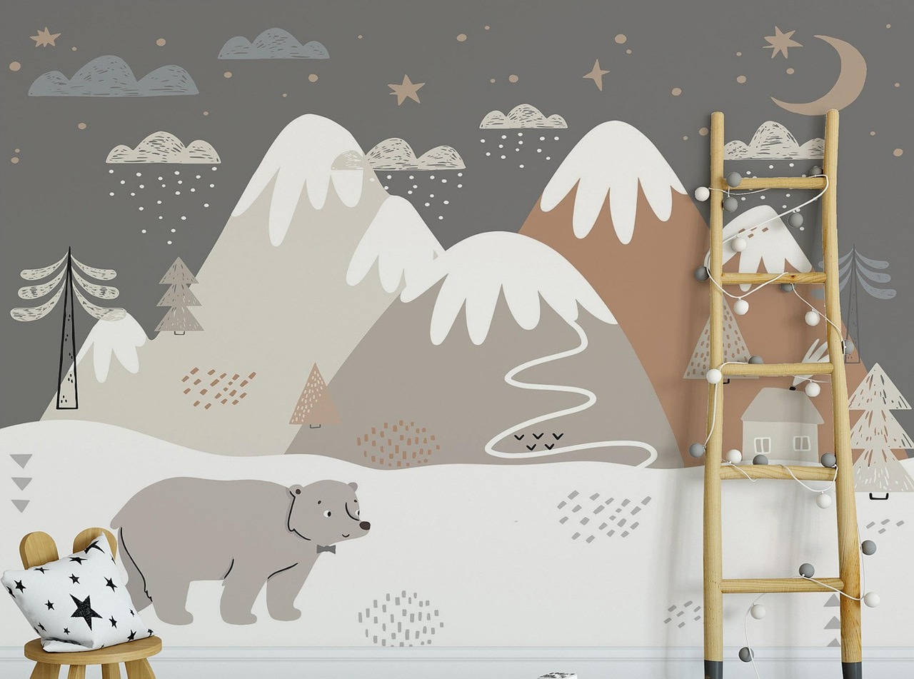 Download free HD stock image of Ai Generated Bear Free ai generated bear winter illustration