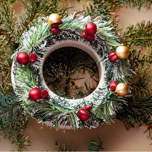 Ai Generiert, Weihnachtskranz, Girlande