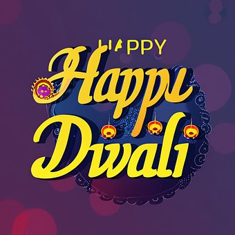 Diwali, Typografi, Kalligrafi