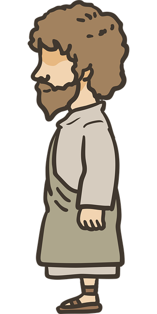 Free jesus bible shepherd vector