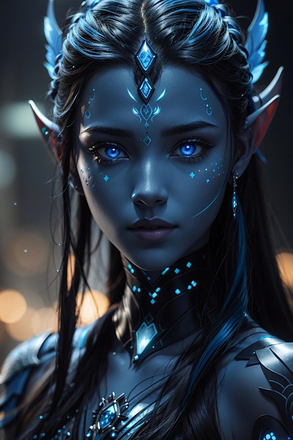 Free ai generated woman avatar illustration