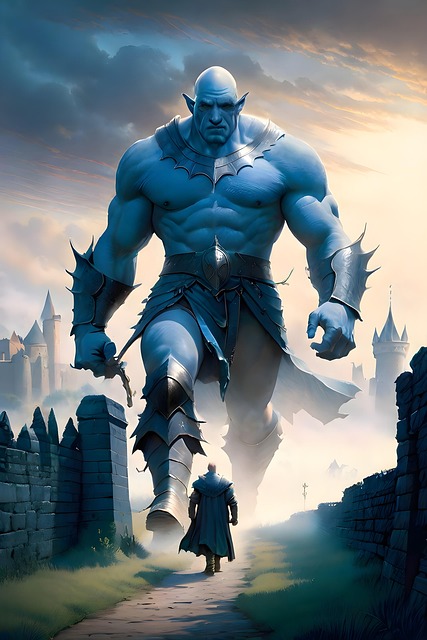 Free ai generated giant monster illustration