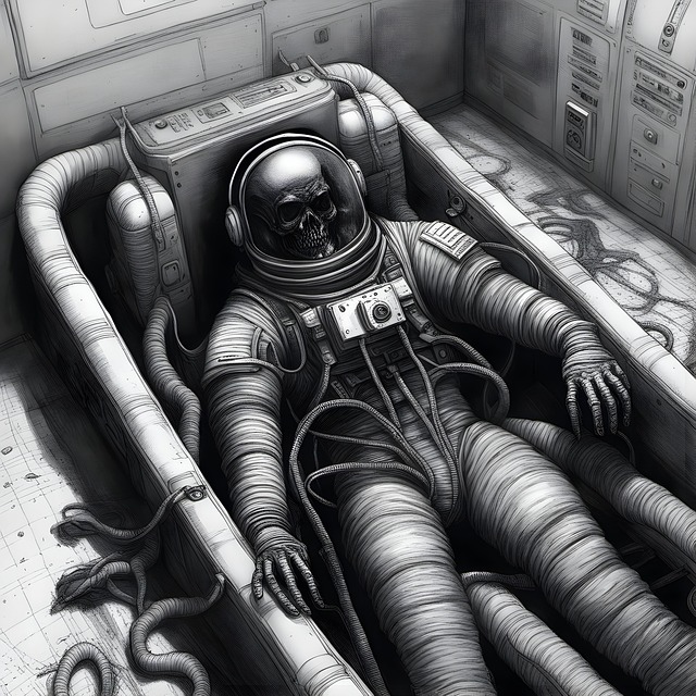 Free ai generated astronaut space illustration