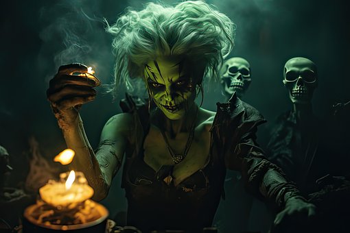 Free Ai Generated Witch illustration and picture