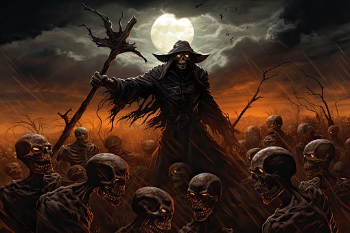 Free Ai Generated Skeleton illustration and picture