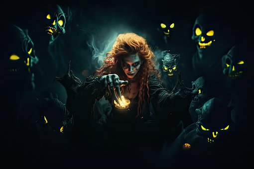 Free Ai Generated Witch illustration and picture