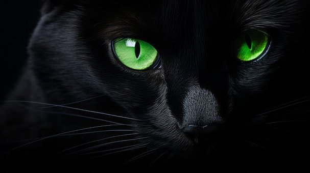 Katze, Panther, Katzen, Schwarz