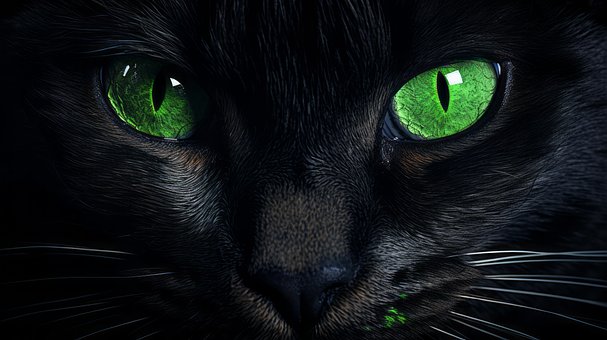 Katze, Panther, Katzen, Schwarz