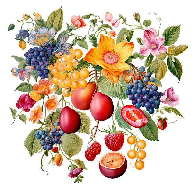Free ai generated art flowers illustration