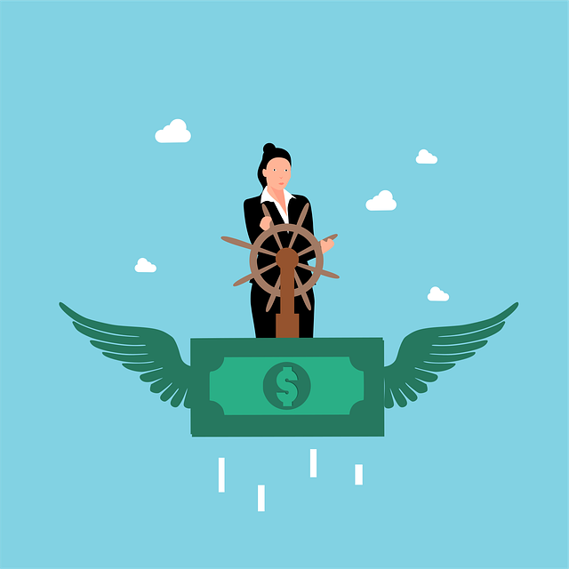 Free business money management vector