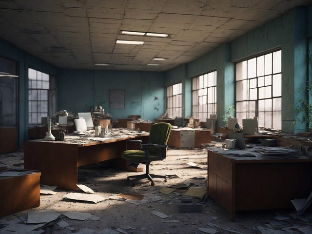 Download free HD stock image of Ai Generated Abandoned Free ai generated abandoned building illustration