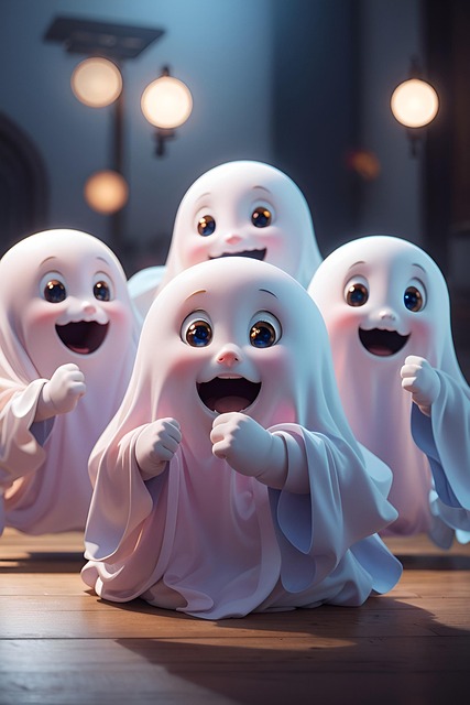 Free Ai Generated Ghosts illustration and picture