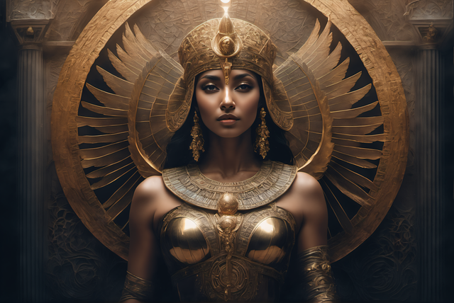 Free ai generated woman egyptian illustration