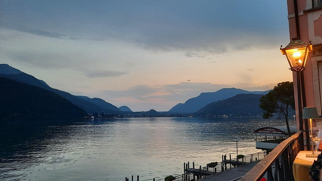 Free Lake Morcote photo and picture