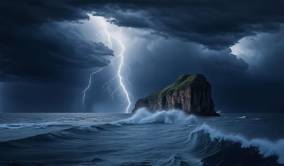 Free Ai Generated Lightning illustration and picture