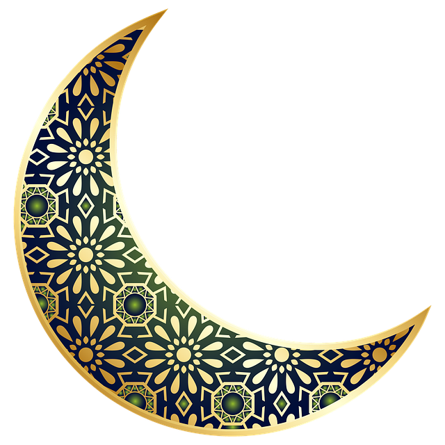 Free moon crescent design illustration