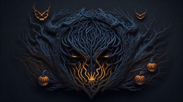 Ai Generiert, Halloween-Hintergrund