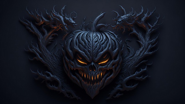 Free halloween render logo illustration