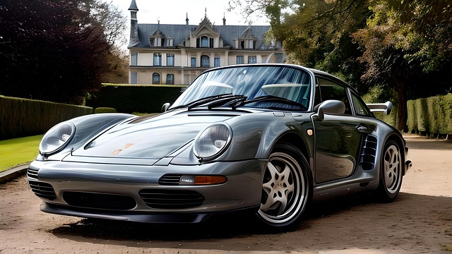Free ai generated porsche car illustration