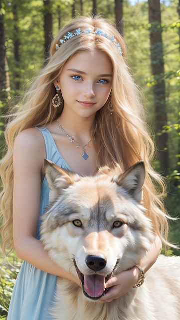 Free Ai Generated Girl illustration and picture