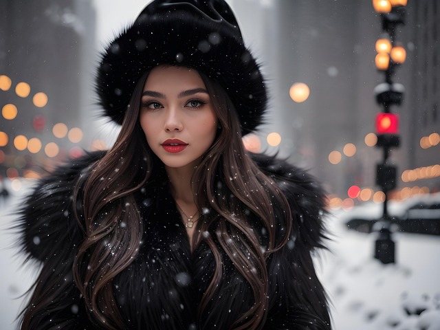 Ai Generat, Femeie, Iarnă, Model, Blană