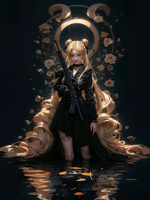 Free ai generated girl anime illustration