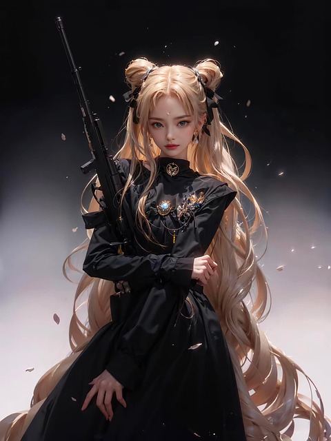 Free ai generated girl anime illustration