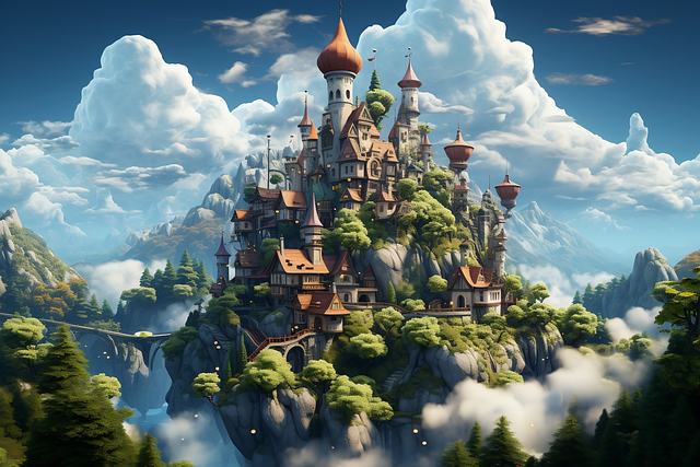 Free Forest Sky illustration and picture