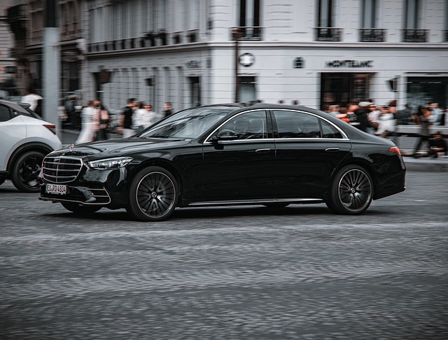 Mercedes, Auto, Ulice, Město, Městský