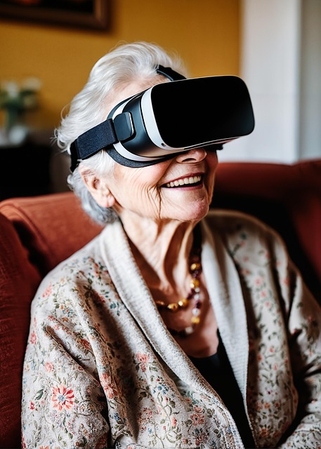 Free ai generated woman virtual reality illustration