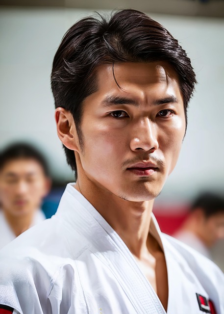 Free ai generated man taekwondo illustration