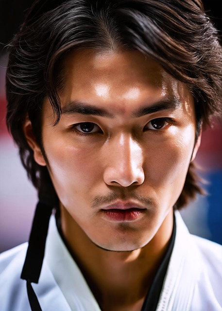 Free ai generated man taekwondo illustration