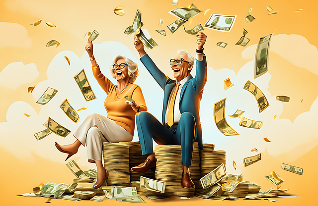 Free federal government politician pensioner illustration