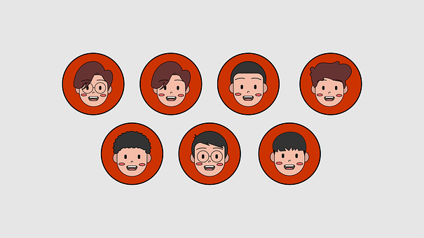 Free Profile Faces illustration and picture