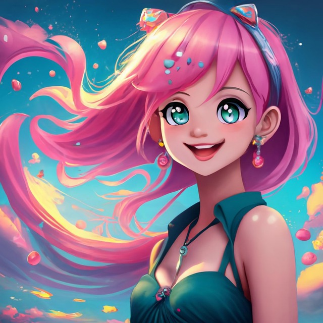 Free Anime Girl illustration and picture