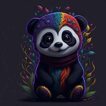 Free Panda Cute illustration and picture