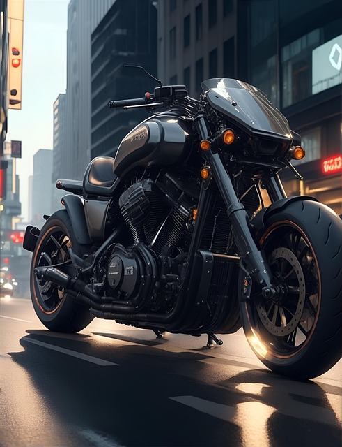 Free sports heavy bike illustration