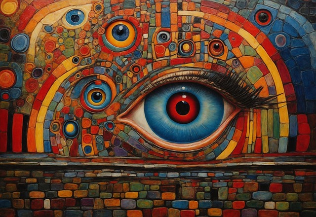 Free ai generated eye artwork illustration