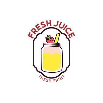 Icono, Diseño, Logo, Jugo, Bebida