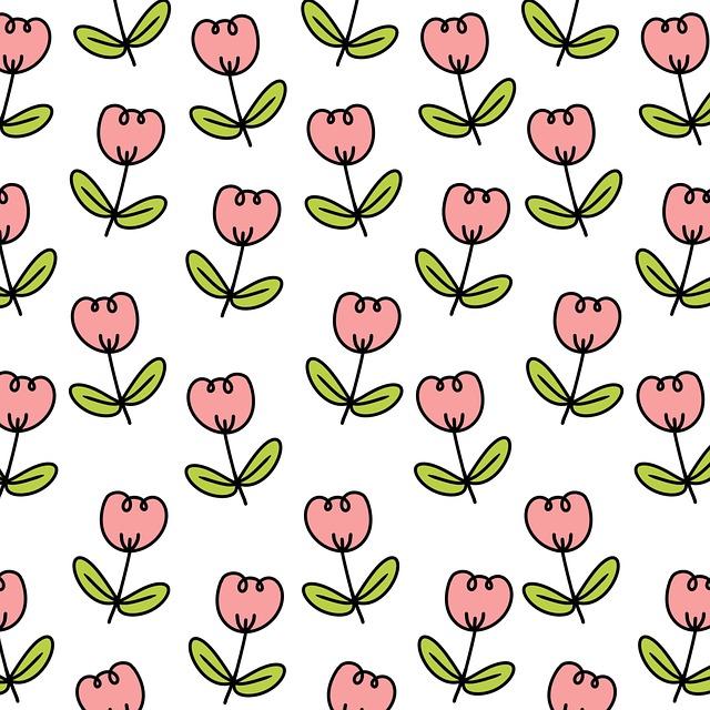 Flores, Tulipas, Padronizar, Fundo
