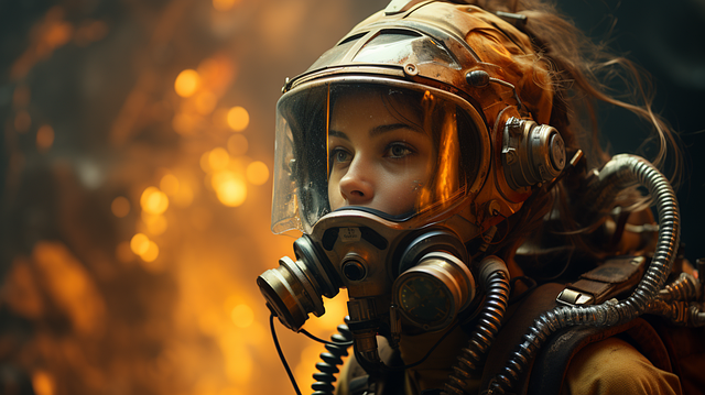 Download free HD stock image of Ai Generated Woman Free ai generated woman astronaut illustration