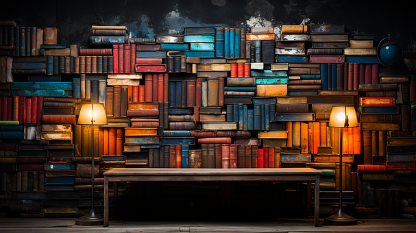 Ai Gegenereerd, Boeken, Boekenplanken