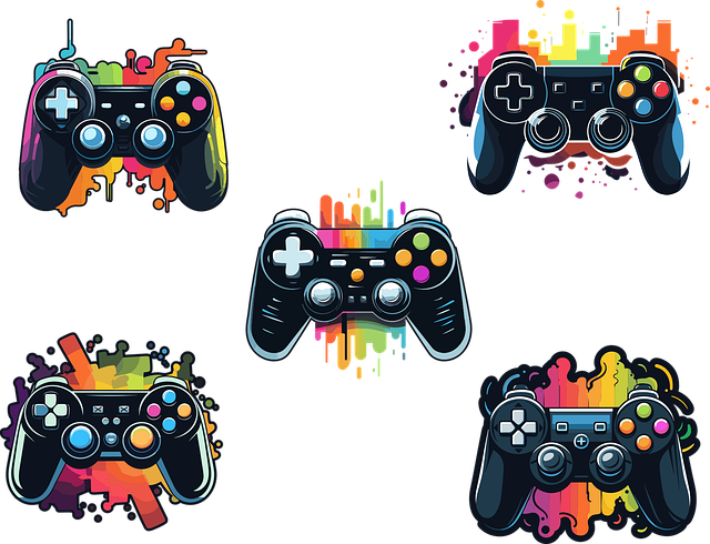 Free ai generated controller gaming vector